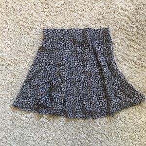 Brandy Melville flower patterned skirt
